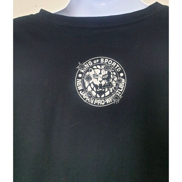 Bullet Club T-Shirt 2XL Black Pro-Wrestling Bullet Logo Front & Back Cotton - Picture 3 of 6